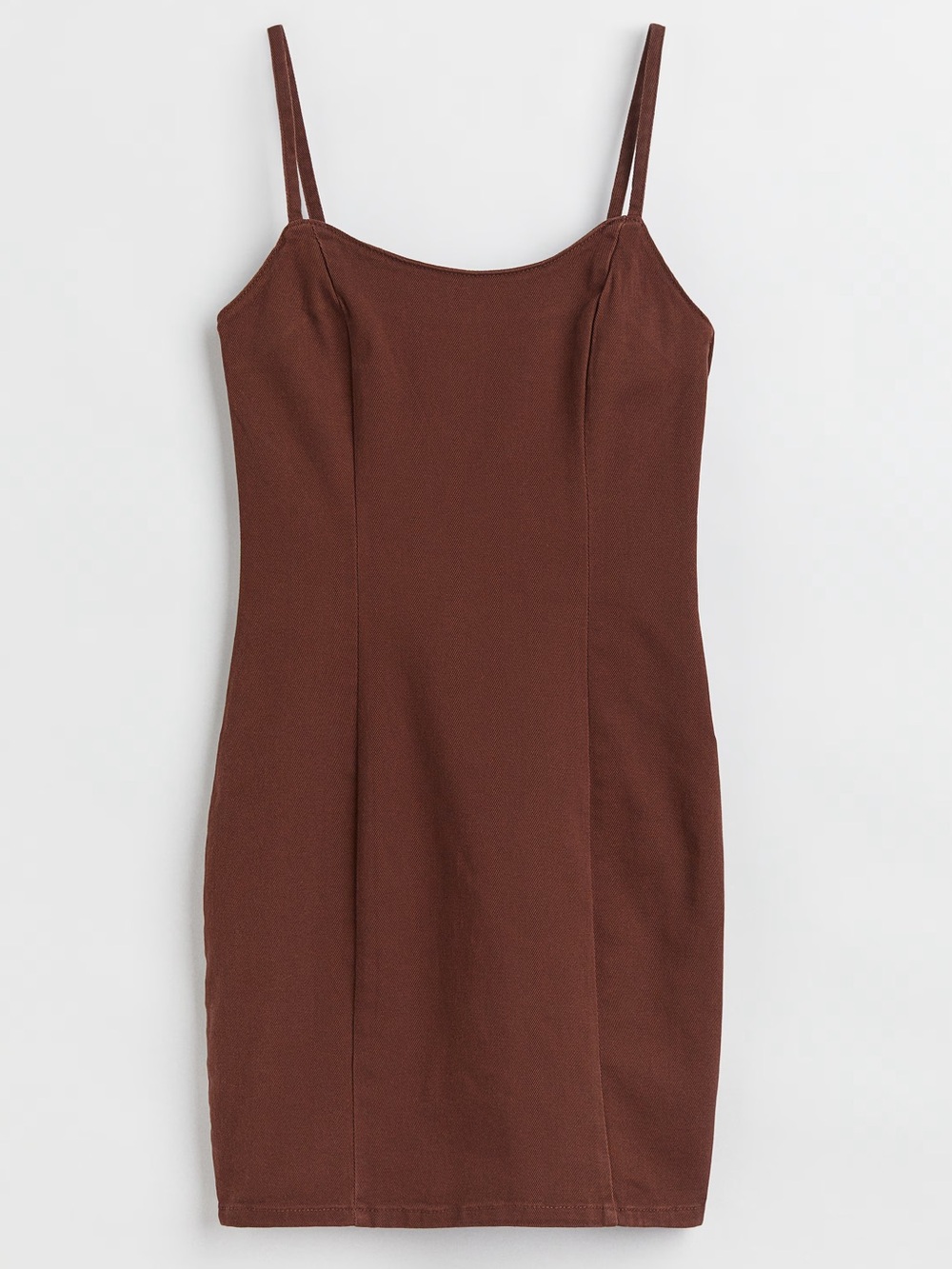 H & M Divided Chocolate Body-con Denim Dress